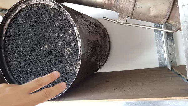 Aizsērējis DPF (kvēpu) filtrs